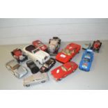 Collection of various toy cars to include Burago and others