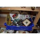 Mixed Lot: Assorted cutlery, toast rack etc