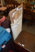 Vintage wooden framed ironing board