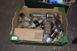 One box of vintage radio valves