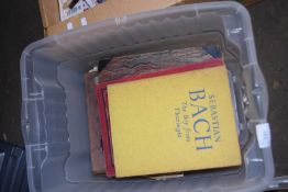 One box of various music books