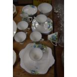 Quantity of Heathcote floral decorated tea wares