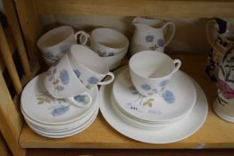 Quantity of Wedgwood Ice Rose tea wares