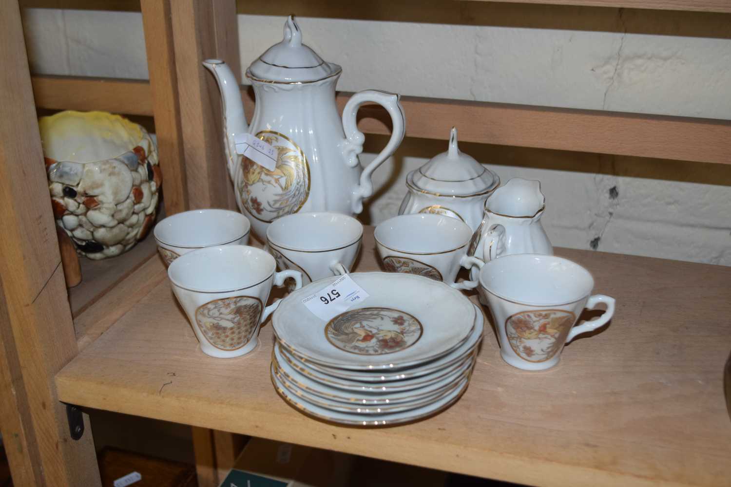 Quantity of Japanese gilt decorated coffee wares