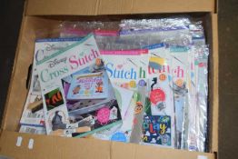 Box of Disney Cross Stitch magazines
