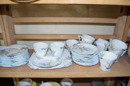 Quantity of Royal Albert Hydrangea pattern tea wares
