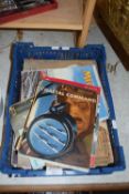 Box of mixed items to include Meccano magazine, various Bomber Command and Coastal Command magazines