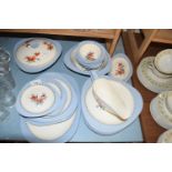 Quantity of Copeland Spode Fascination pattern table wares