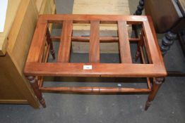 Early 20th Century hardwood suitcase stand