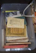 One box of various music and song books