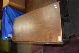 20th Century oak drop leaf dining table