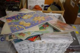 Box of assorted greetings cards