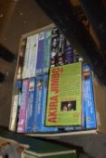 One box of assorted videos