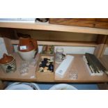 Mixed Lot: Jug, chess pieces, cutlery etc