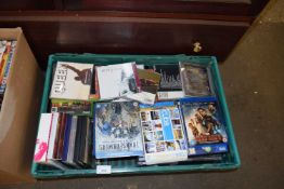 Box of various assorted CD's, DVD's etc