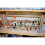 Collection of various glass model animals