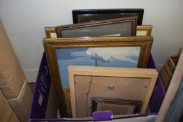 One box of assorted mixed pictures