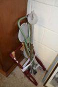 Mixed Lot: Shooting stick and folding stools