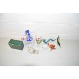 Mixed Lot: Various assorted glass animals