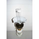 Ceramic based oil lamp