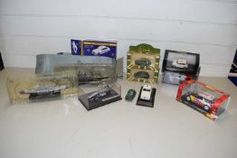 Collection of various boxed toy vehicles