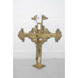 Brass crucifix