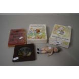 Mixed Lot: The Star Cookery Book, The World of Beatrix Potter books and a small porcelain doll
