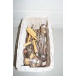 Box of various assorted cutlery