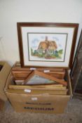 Large mixed lot of various assorted framed pictures to include 19th Century engravings, various