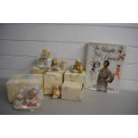 Mixed Lot: Cherished Teddies ornaments together with The Magic of Dance by Margot Fonteyn