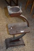 Art Deco style smokers stand, 75cm high