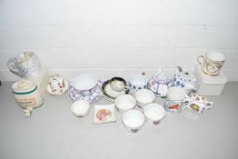 Mixed Lot: Various assorted tea wares and other ceramics