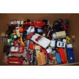 Large collection of various toy vehicles