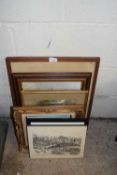 Mixed Lot: Various assorted watercolours, prints etc