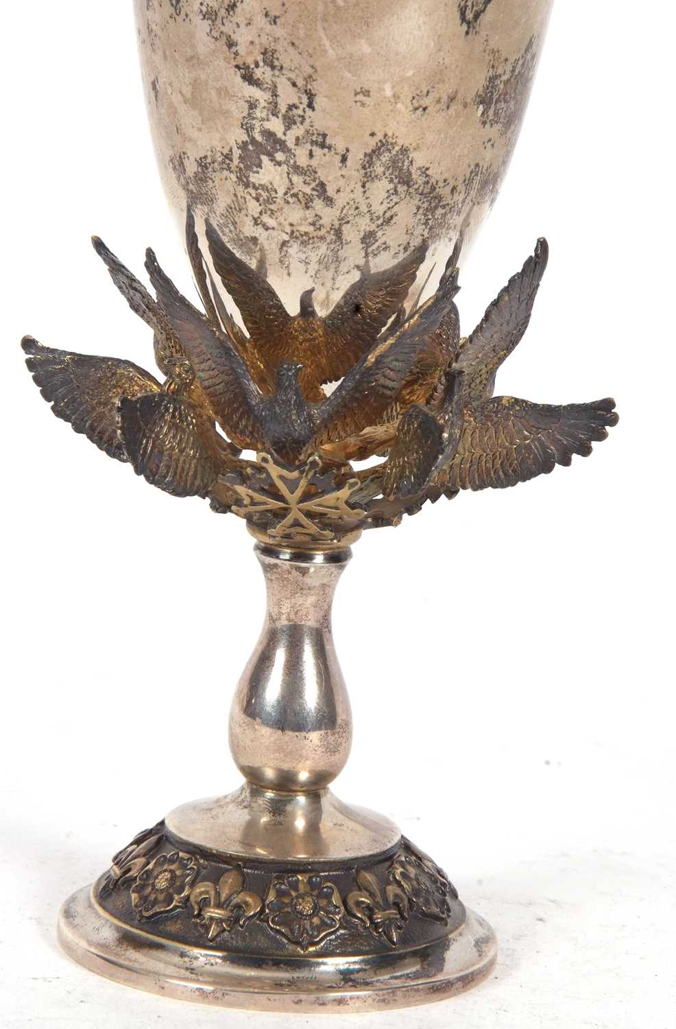Aurum limited edition silver gilt goblet hallmarked for London 1986 produced to commemorate The - Image 5 of 7