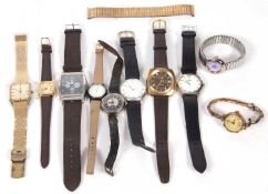 Mixed lot of various wristwatches include makes such as Sekonda, Lorus and Ingersoll