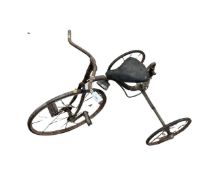 Vintage spoke wheel childs trike