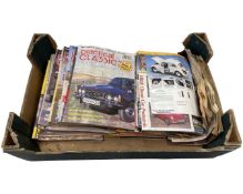Box containing a mixed quantity of Practical Classics and Car Restoration magazines to include
