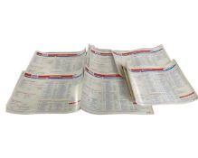 Approximately 30+ Esso service sheets