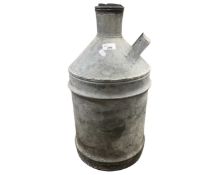 Galvanised fuel can