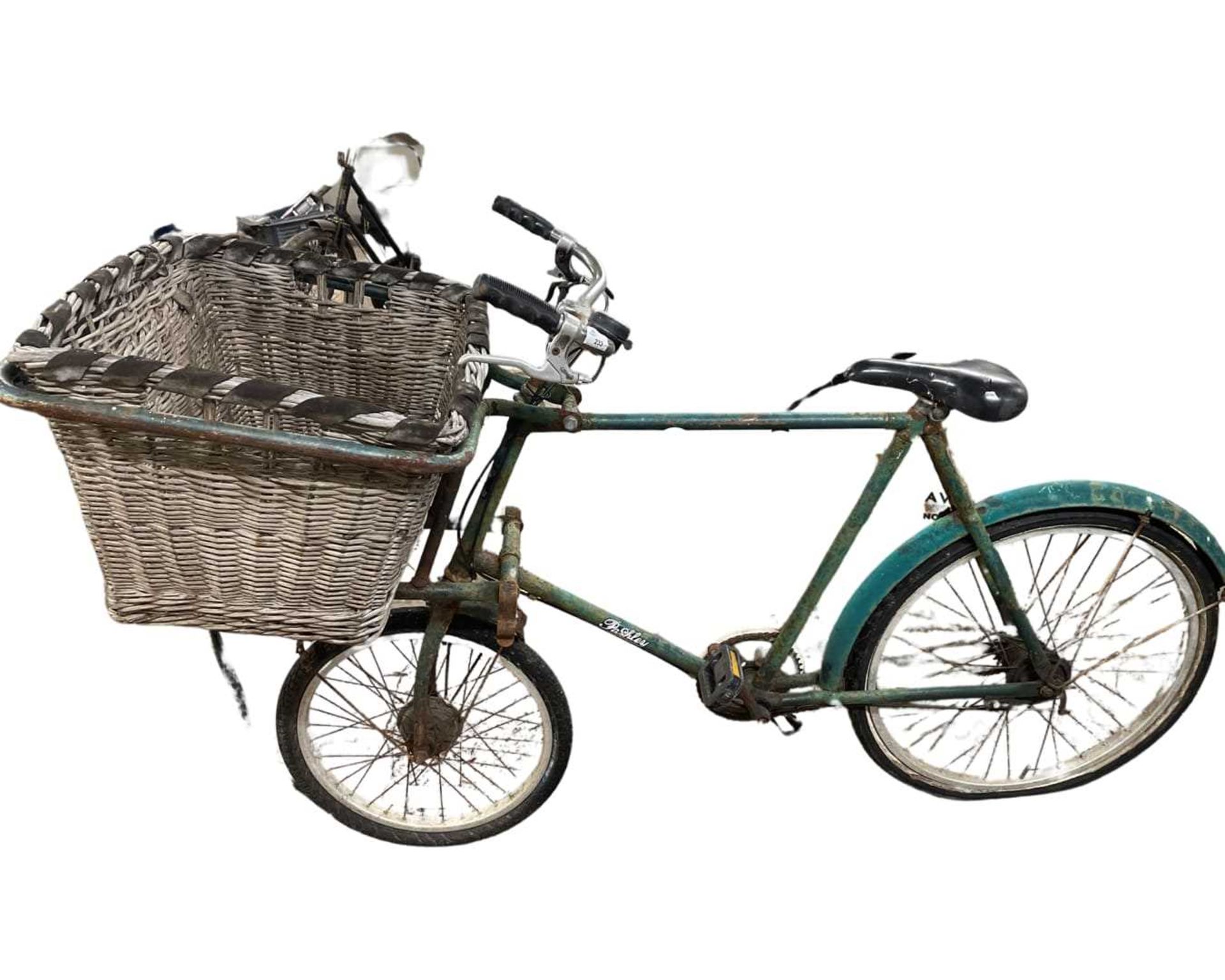 Vintage Pashley Bakers bike with basket and stand - Image 2 of 2