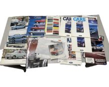 Mixed lot of various Ford and Vauxhall catalogues to include Nova, The Little Better Car, The