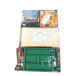 A pair of vintage 1930s table/board games in original boxes, to include: - Four Feather Falls, by