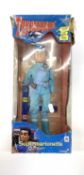 A 2001 boxed Thunderbirds supermarionette puppet of Scott Tracey, by Pelham/Carlton.