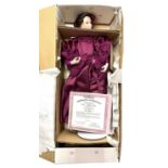 A boxed Limited Edition Ashton-Drake Galleries porcelain doll, 'Evening at the opera'. With