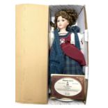 A boxed Limited Edition Alberon Dolls porcelain doll, 'Flora MacDonald'. With certificate, 124/3000