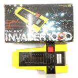A 1980s boxed Galaxy Invader 1000 handheld console, by Computer Games Limited.