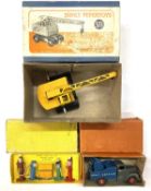 A mixed lot of die-cast Dinky toys in original boxes, to include: - 571 Coles Mobile Crane - 25X