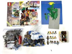 A mixed lot of late 1980s Lego pirates sets and manuals, to include: - 6270 Forbidden Island -