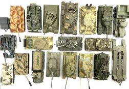 A quantity of die-cast predominantely Corgi tanks and vehicles, to include: - Chieftain Medium